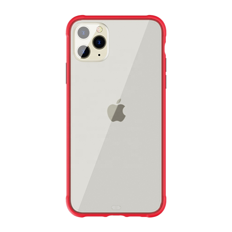 Piili iPhone 12 Pro Max Mat Kılıf - Kırmızı