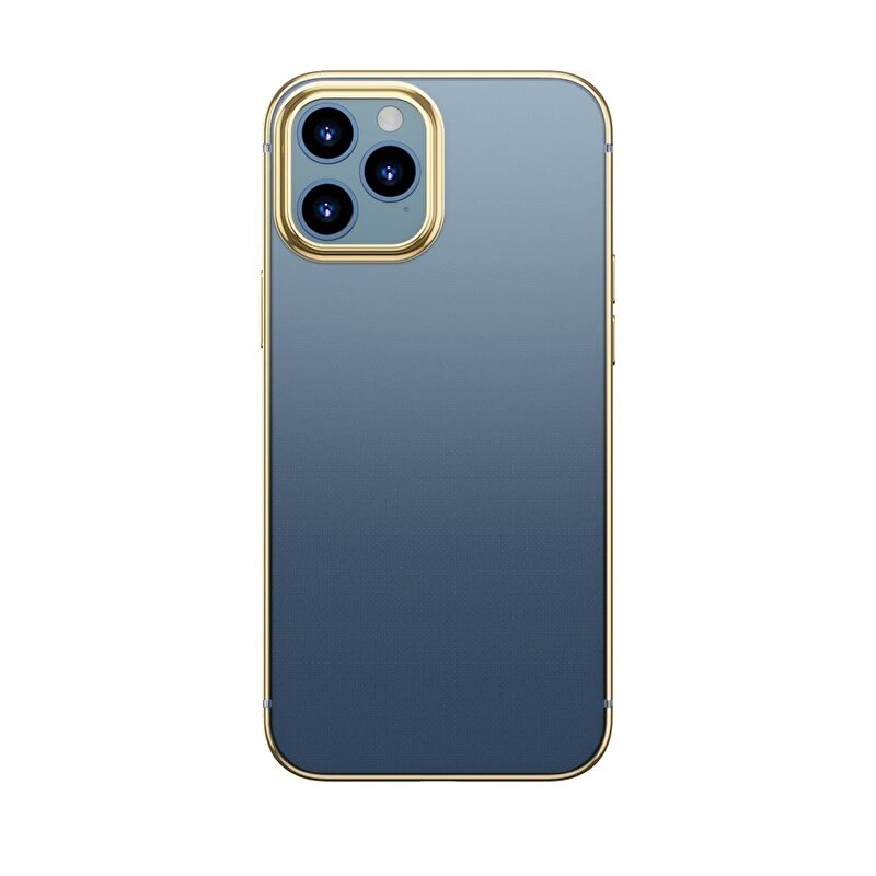 Baseus Shining iPhone 12 Pro Kılıf - Gold