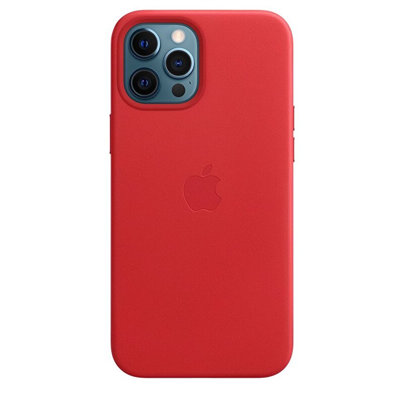iPhone 12 Pro Max için MagSafe özellikli Deri Kılıf - (PRODUCT)RED MHKJ3ZM/A