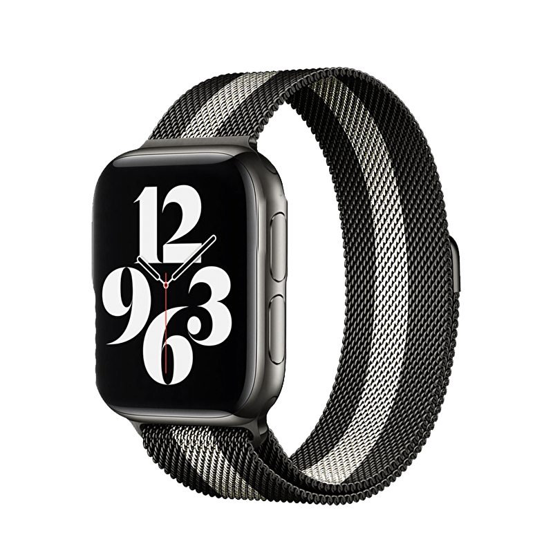Piili Apple Watch Metal Kayış 38/40/41 - Siyah 6944629136693
