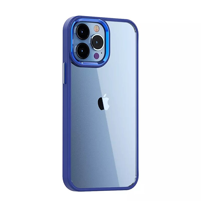 Piili iPhone 13 Pro Max Mix Kılıf - Mavi 6944629143257