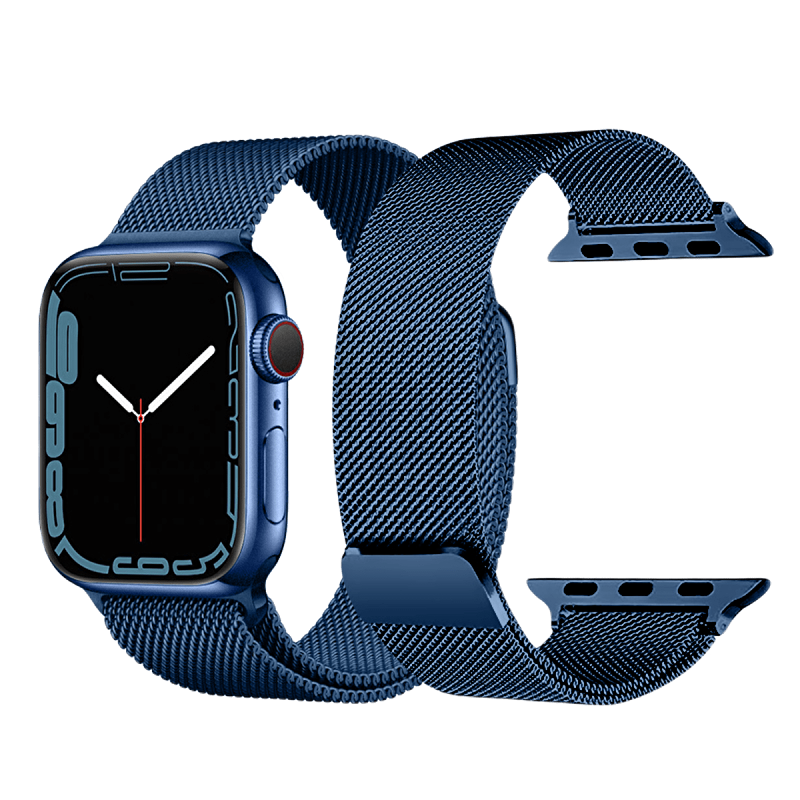 Piili Apple Watch Metal Kayış 38/40/41 - Mavi 6944629143318