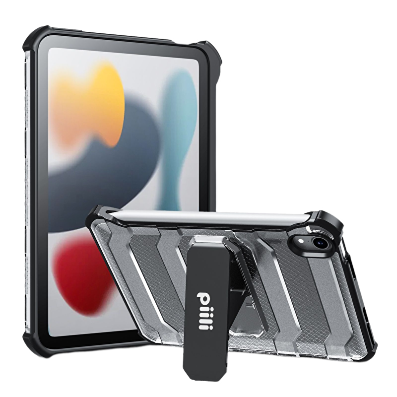 Piili iPad Mini 6. Nesil Armor Kılıf - Siyah 6944629153812
