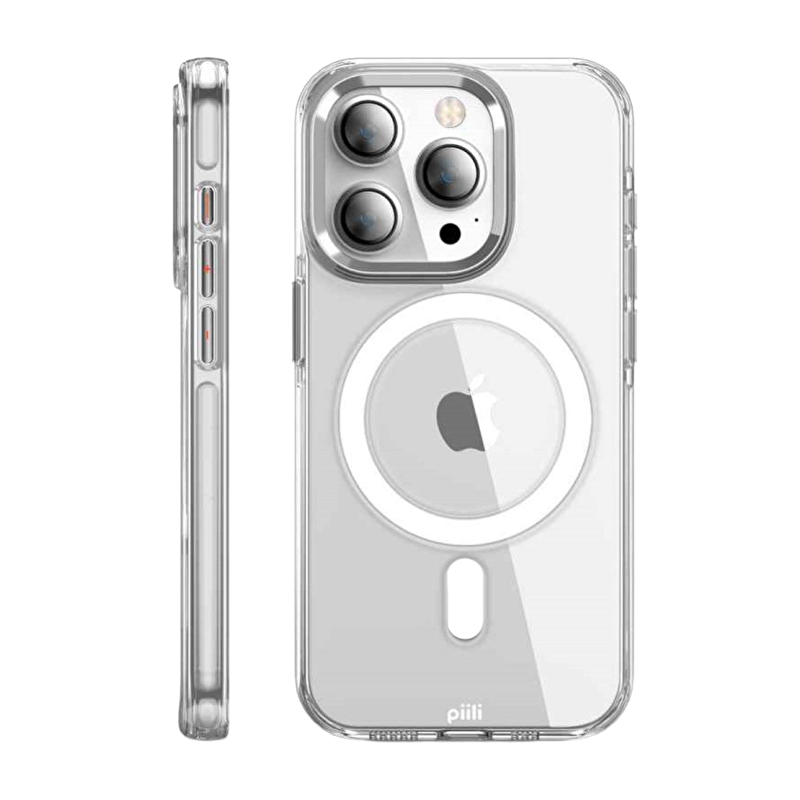 Piili iPhone 15 Pro MagSafe Crystal Kılıf - Şeffaf 6944629161695