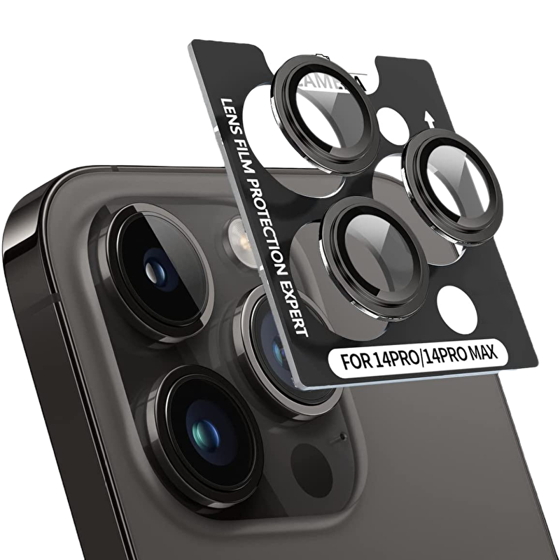 Piili iPhone 15 Pro / Max HD Lens - Siyah 6944629162197