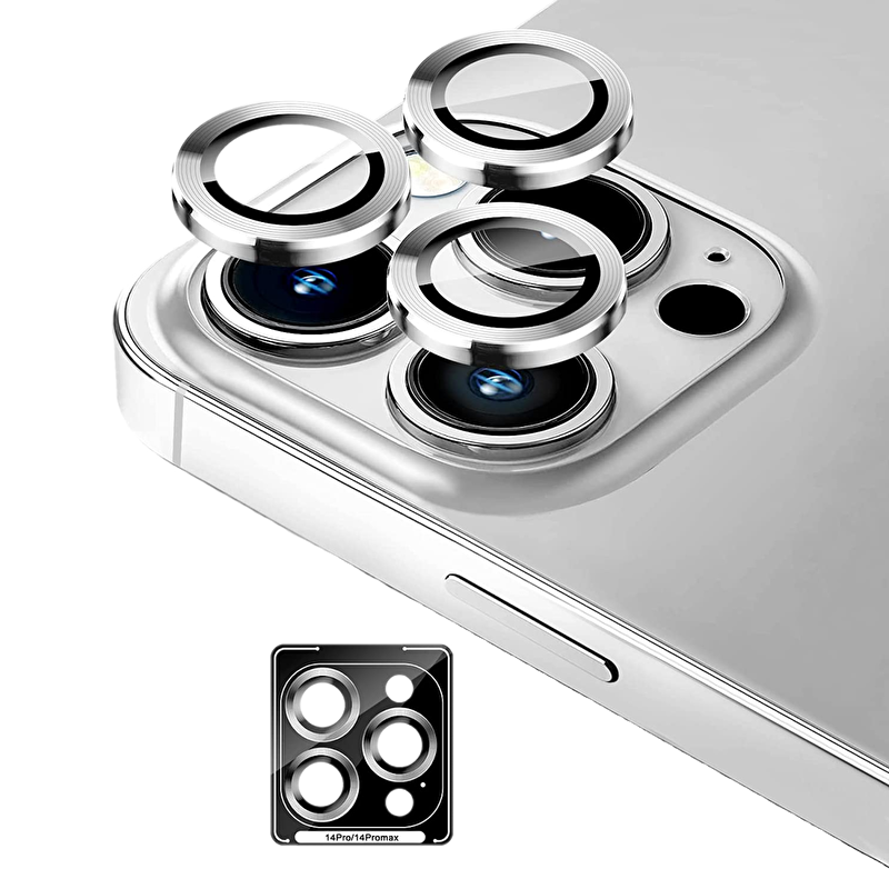 Piili iPhone 15 Pro / Max HD Lens - Gümüş 6944629162258