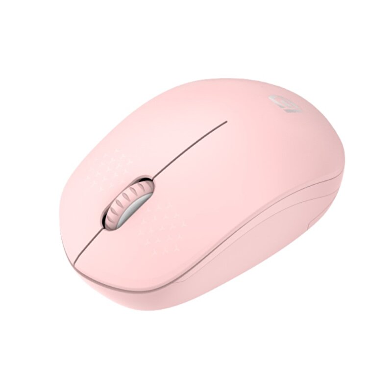 FD i210 Silient Key Wireless Mouse 2.4G - Pembe 6957659003484