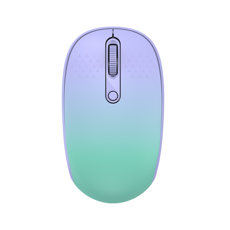 FD E370 Wireless Mouse 2.4G - Mor Yeşil  6973709120659