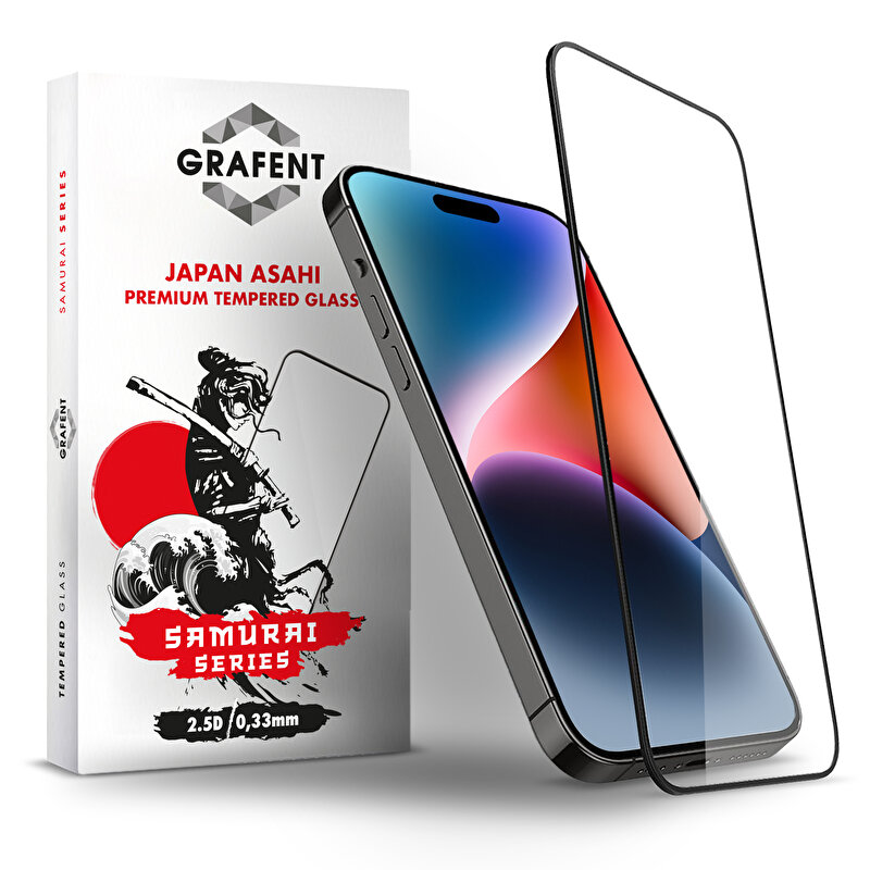 Grafent Samurai iPhone 15 Pro Ekran Koruyucu  7394090000064