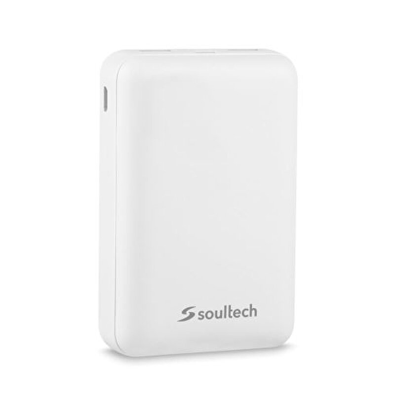 Soultech Comfort Plus 10.000 mAh Powerbank - Beyaz 8681000017025