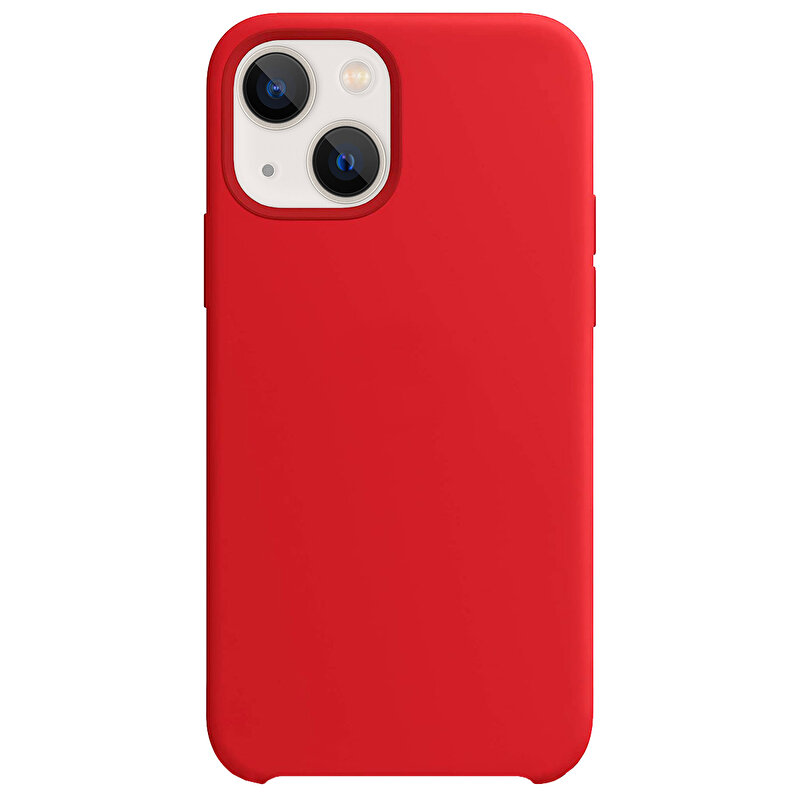 Buff iPhone 13 Rubber Fit Kılıf - Kırmızı 8682750457529