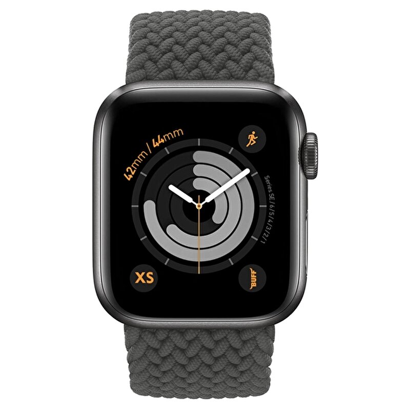 Buff Apple Watch Bnads Braided 42/44 L - Gray 8682750457833