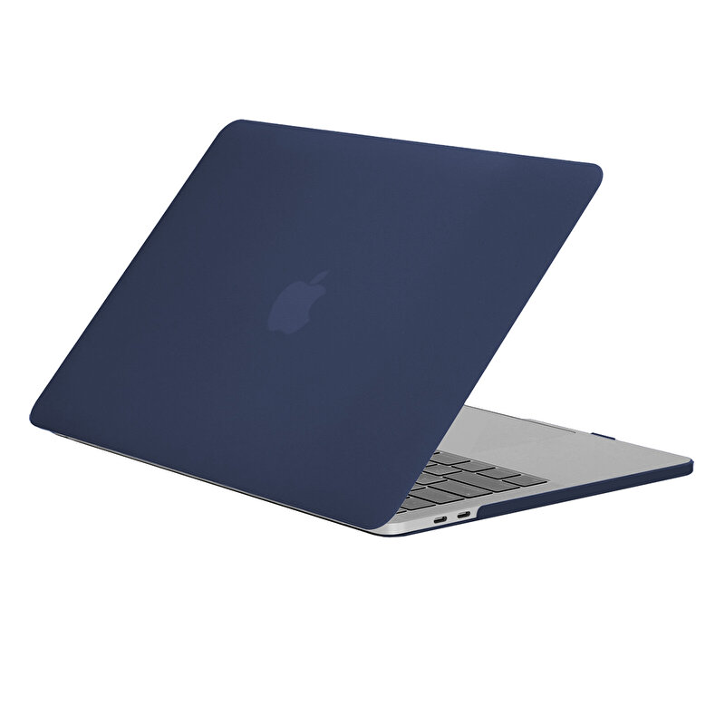 Blogy MacBook Pro 13 İnç Crystal Kılıf - Lacivert