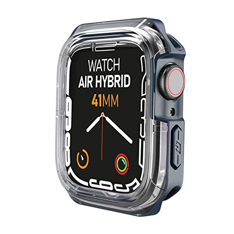 Buff Apple Watch Air Hybrid Kılıf 41mm - Mavi 8683548214409