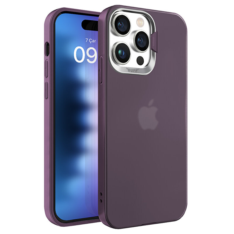 Buff iPhone 15 Pro Max New Corner Kılıf Purple 8683548217660