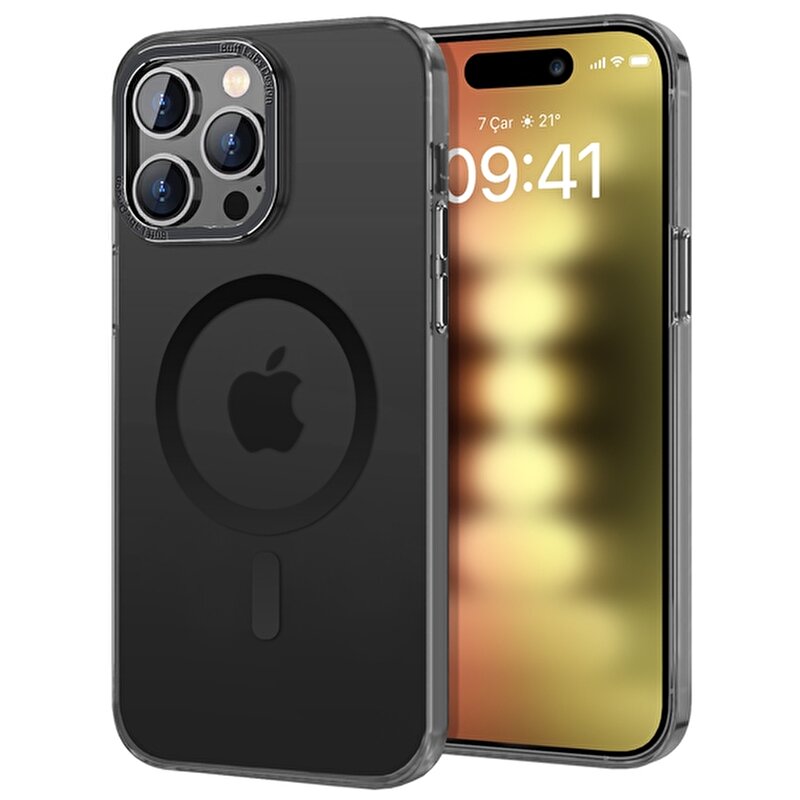 Buff iPhone 15 Pro TaoFit Kılıf - Siyah 8683548219169