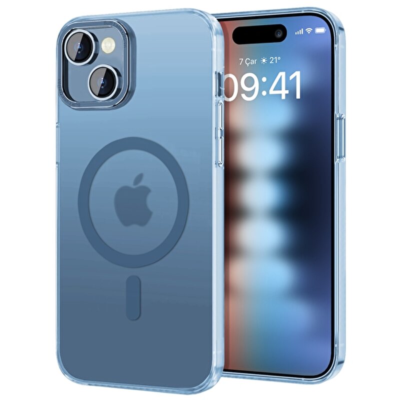 Buff iPhone 15 Plus TaoFit Kılıf - Mavi 8683548219213