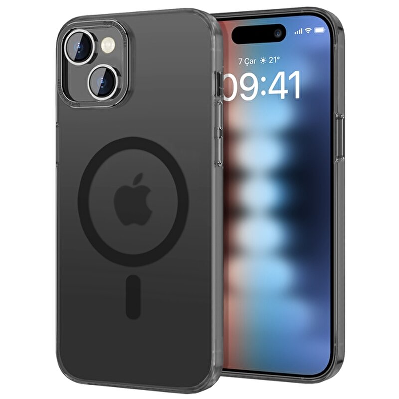 Buff iPhone 15 TaoFit Kılıf - Siyah 8683548219220