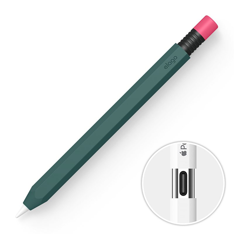 Elago Apple Pencil USB-C Uyumlu Kalem Kılıfı- Yeşi 8809919811262