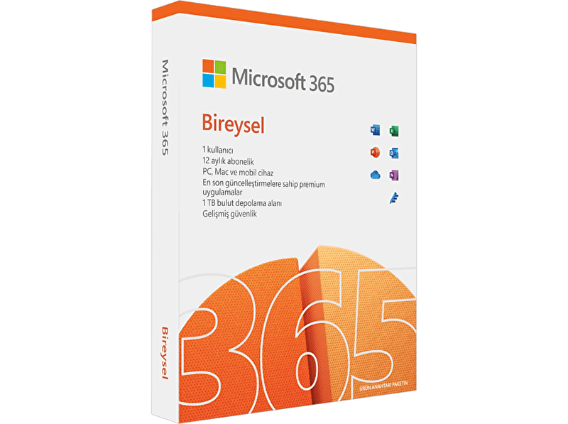 OffIce 365 Bireysel TR (12 Aylık Abonelik) - Yeni 889842863369