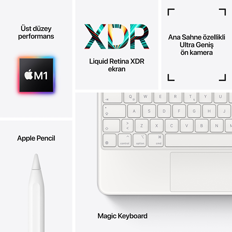 Apple 12.9 inç iPad Pro Wi-Fi 1TB-Gümüş