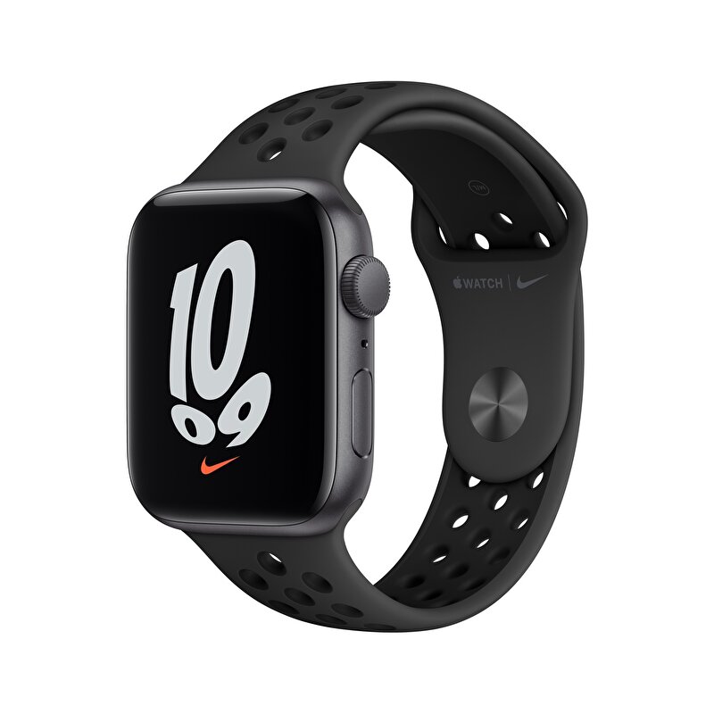Apple Watch Nike SE GPS, 44mm Uzay Grisi Alüminyum Kasa ve Antrasit/Siyah Nike Spor Kordon MKQ83TU/A MKQ83TU/A