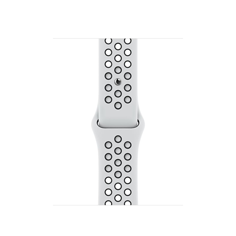 Apple Watch 41mm Pure Platinum/Black Nike Spor Kor