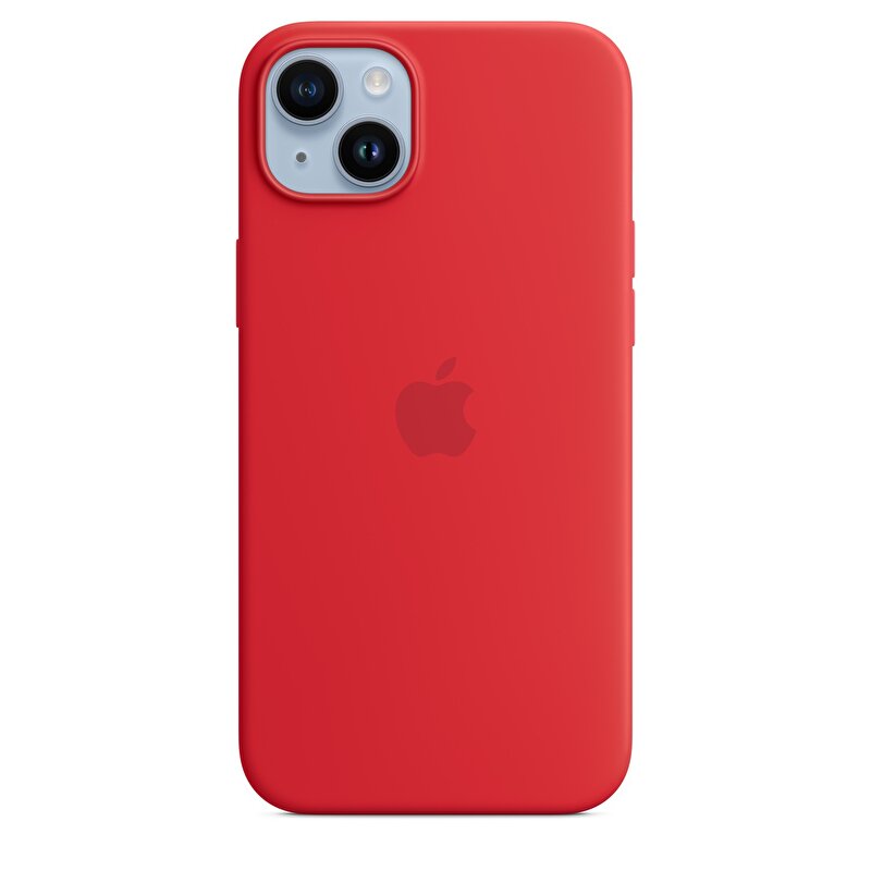 iPhone 14 Plus için MagSafe özellikli Silikon Kılıf - (PRODUCT)RED