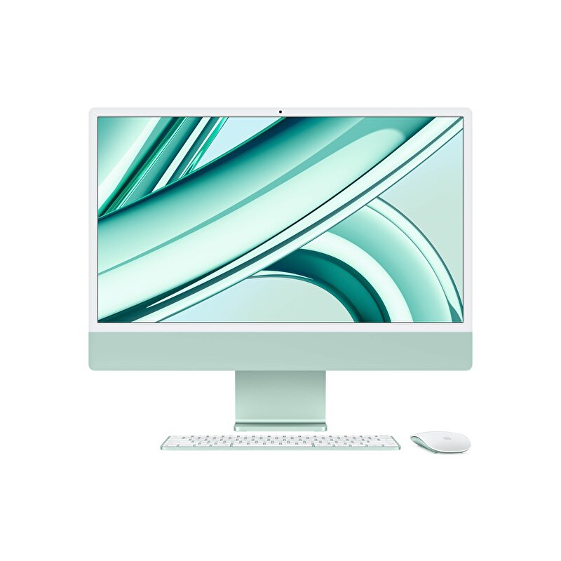 iMac 24 inc 4.5K M3 8CPU 10GPU 8GB 256GB Yeşil MQRN3TU/A MQRN3TU/A