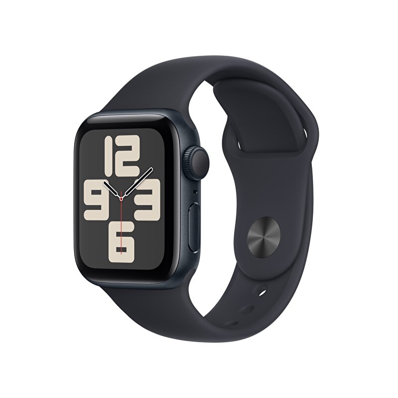 Apple Watch SE GPS 40mm Gece Yarısı Alüminyum Kasa ve Gece Yarısı Spor Kordon - S/M - MR9X3TU/A MR9X3TU/A