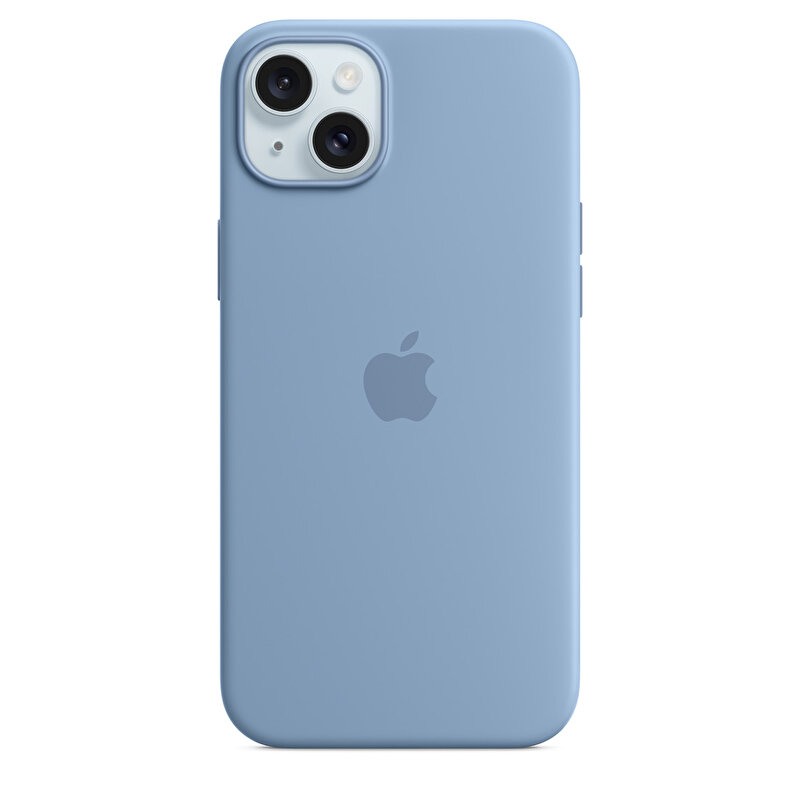 Apple iPhone 15 Plus için MagSafe özellikli Silikon Kılıf - Buz Mavisi MT193ZM/A