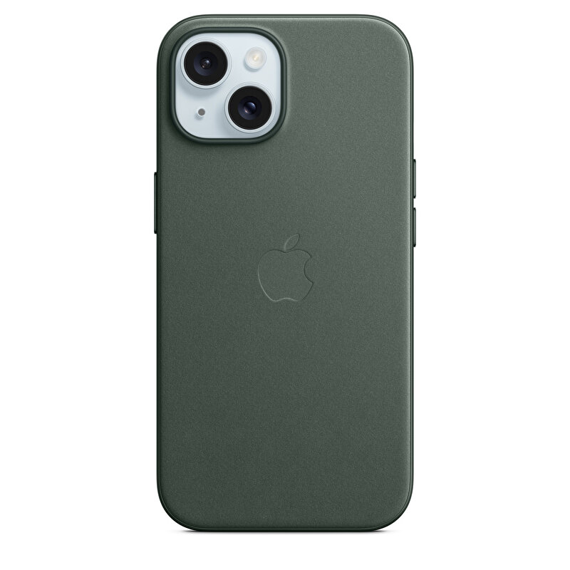 Apple iPhone 15 için MagSafe özellikli Mikro Dokuma Kılıf - Kermes Meşesi MT3J3ZM/A