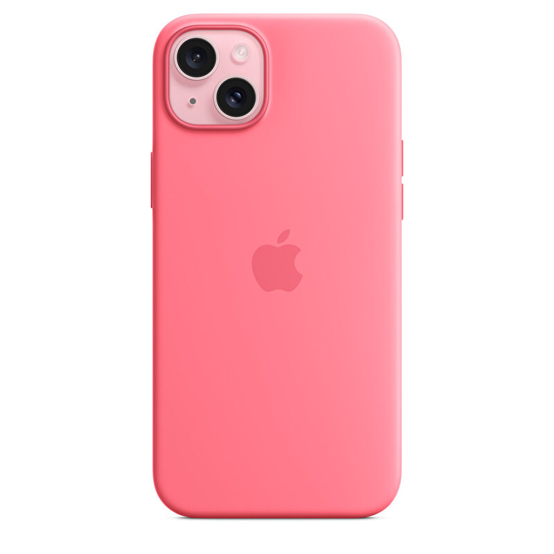 iPhone 15 Plus için MagSafe özellikli Silikon Kılıf - Pembe - MWNE3ZM/A MWNE3ZM/A