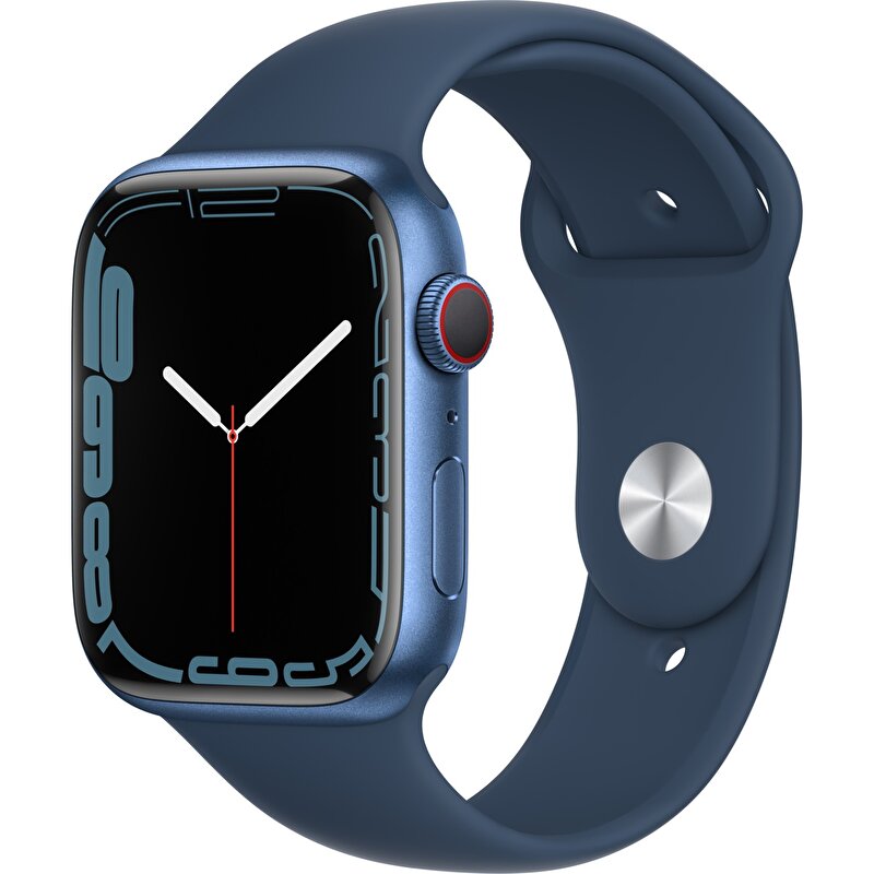 Apple Watch Series 7 GPS + Cellular, 45mm Mavi Alüminyum Kasa (Teşhir) TEŞHİR-MKJT3TU/A